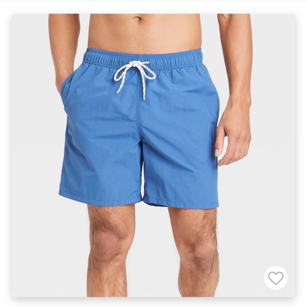 Mens 7” Swim Trunks